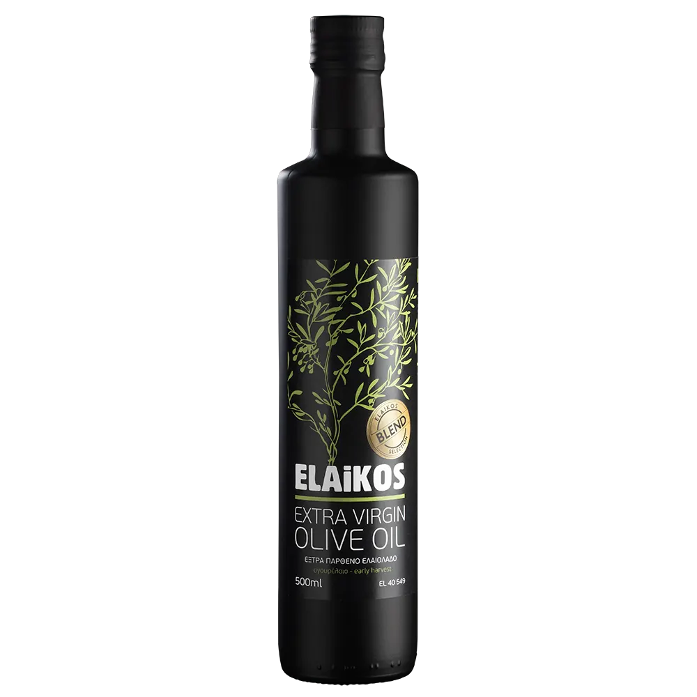 Elaikos Blend Selection εξαιρετικό παρθένο ελαιόλαδο μπουκάλι μπροστινή όψη