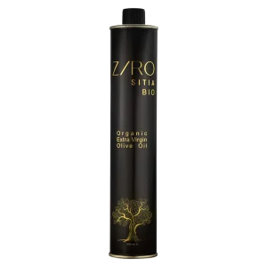 Ziro Organic βιολογικό ελαιόλαδο μπουκάλι μπροστινή όψη