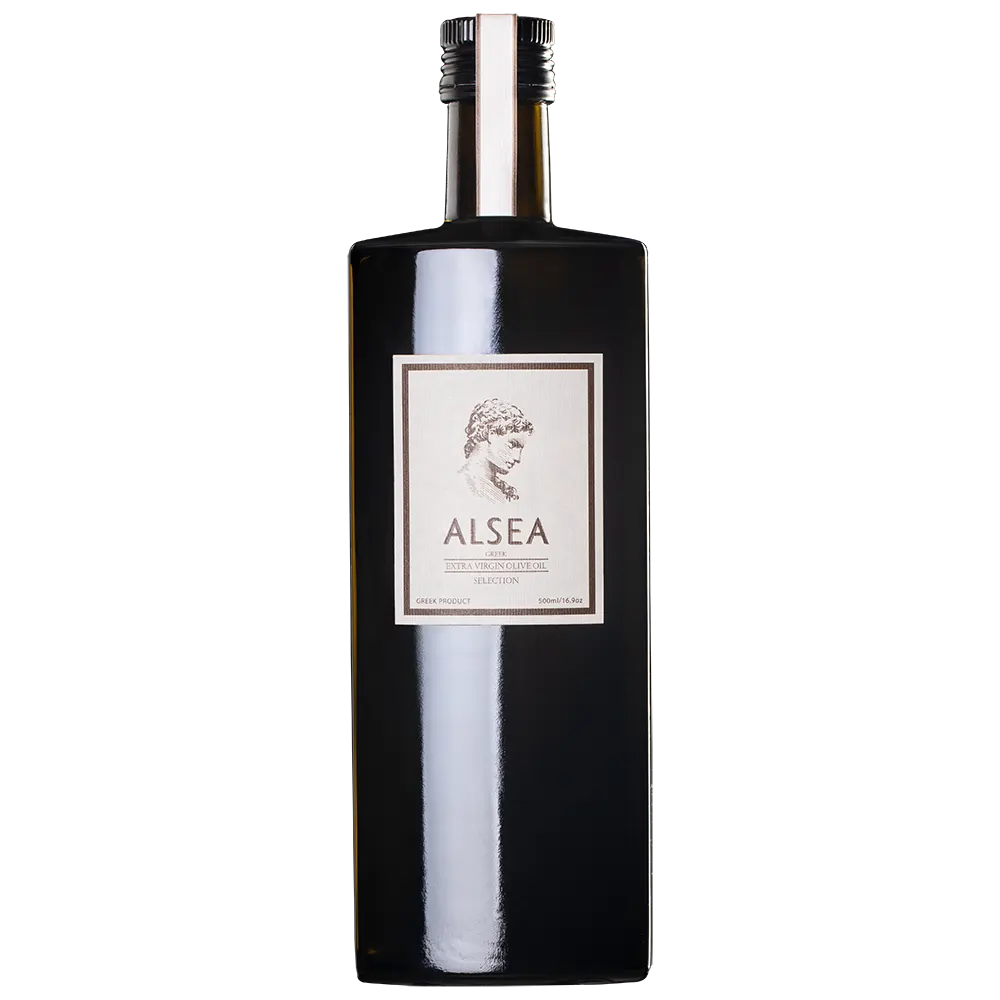 Alsea Selection extra virgin olive oil bottle front view