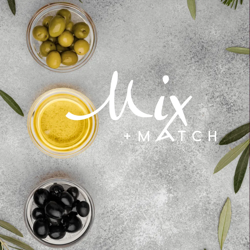 Mix & Match olives and olive oil