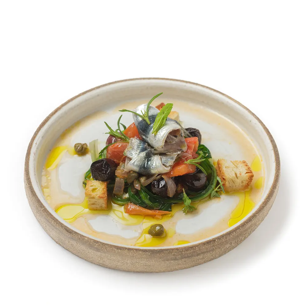 Recipe Vasilis Leonidou Sardines in salt extra virgin olive oil