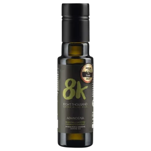100ml μπουκάλι 8k αθηνολιά οργανικό εξαιρετικό παρθένο ελαιόλαδο