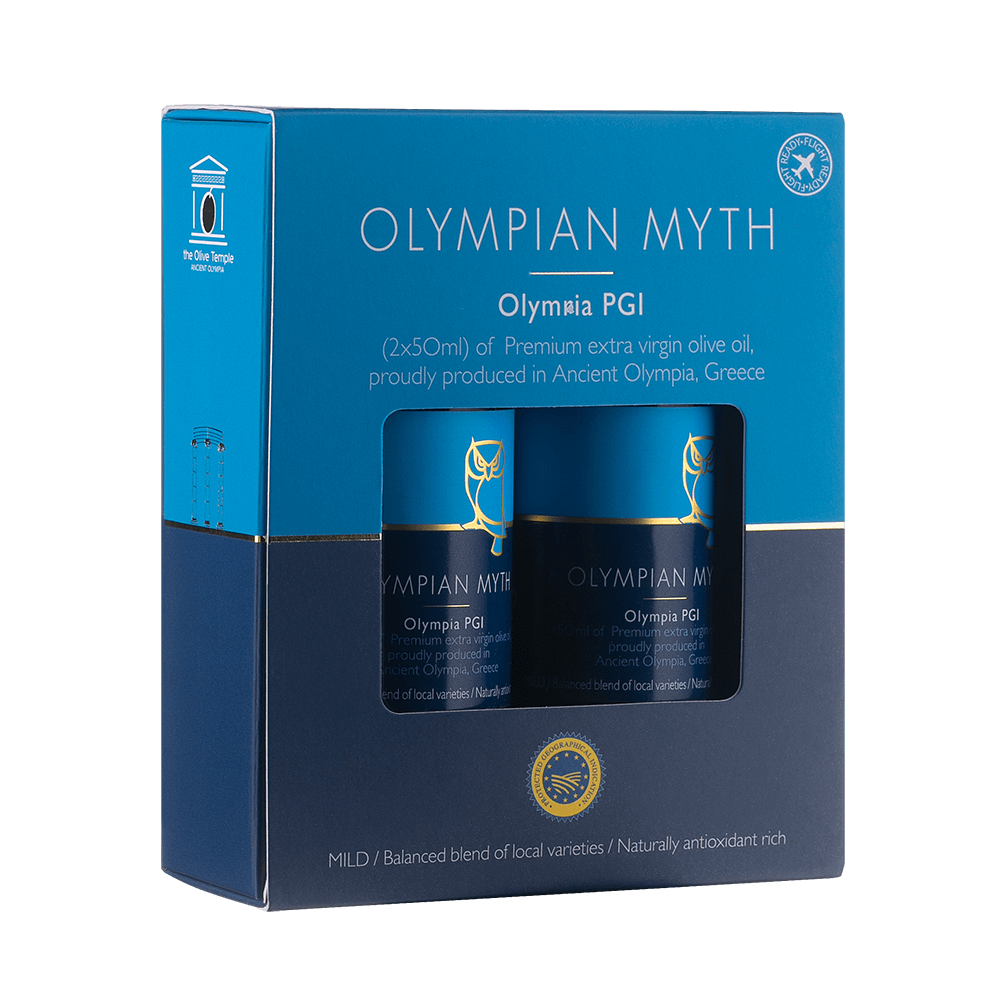 100ml bottle Olympian Myth extra virgin olive oil