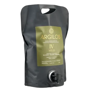 Agriston Argilos IV Mild εξαιρετικό παρθένο ελαιόλαδο ασκός 3Lt μπροστινή όψη