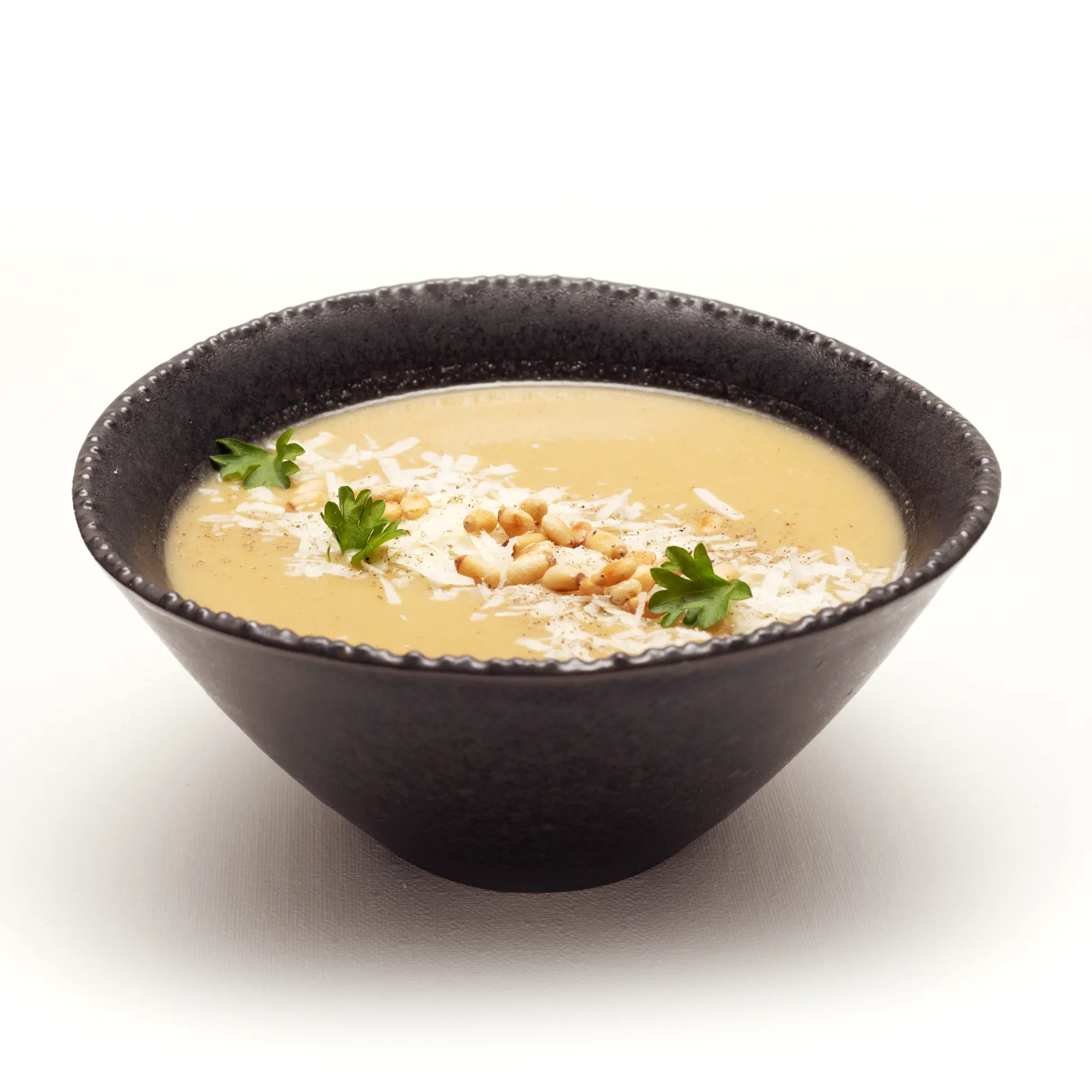 Soup with cauliflower and mushrooms recipe