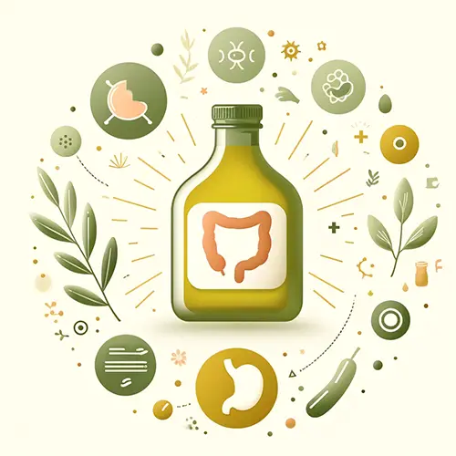 εικόνα που απεικονίζει πως τα οφέλη του Εξαιρετικού Παρθένου Ελαιολάδου για την υγεία Ενισχύει την υγεία του πεπτικού συστήματος