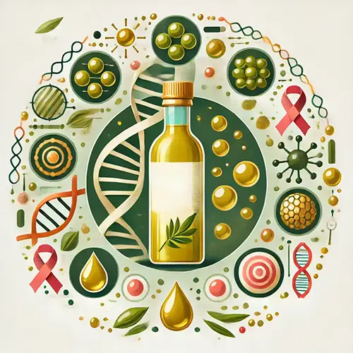 εικόνα που απεικονίζει πως τα οφέλη του Εξαιρετικού Παρθένου Ελαιολάδου για την υγεία Μπορεί να βοηθήσει στην καταπολέμηση του καρκίνου