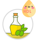 Εξαιρετικό παρθένο ελαιόλαδο Πλούσιο σε υγιεινά μονοακόρεστα λιπαρά