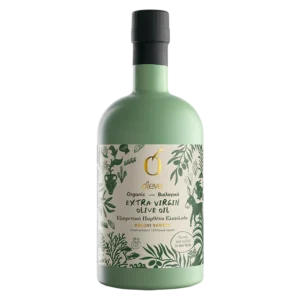 Oleve Kolovi Organic extra virgin olive oil bottle front view